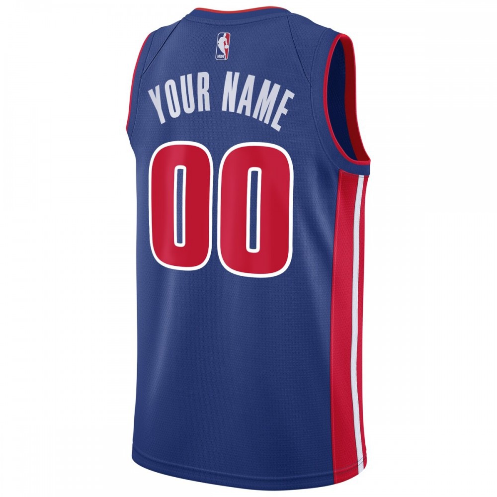 Detroit Pistons Swingman Custom Jersey Blue - Icon Edition-Pro Kit Vault | Brand New 26/27 Sports Jerseys